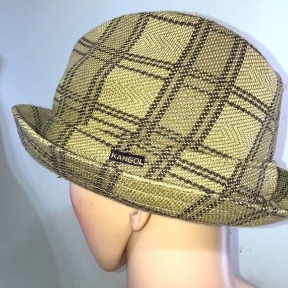 Vintage Kangol angora plaid hat - Picture 2 of 7